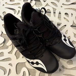 Saucony Black and White Athletic Shoes